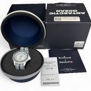 Blancpain X Swatch Antarctic Ocean Bioceramic Scuba Fifty Fathoms